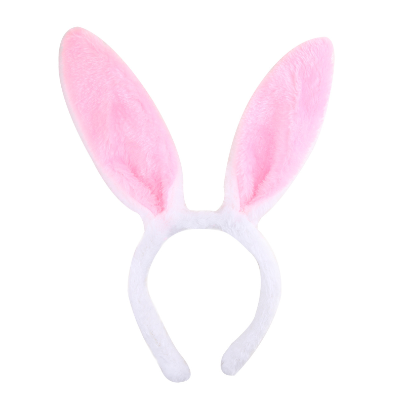 น่ารักอีสเตอร์ผู้ใหญ่ Plush กระต่ายหู Hairbands นุ่ม Rabbite หูที่คาดผมสำหรับผู้หญิงสาวอะนิเมะ Cosplay Party เครื่องประดับผม