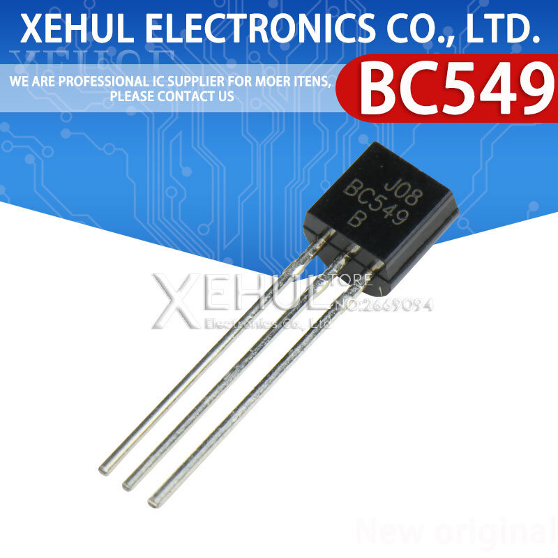 100PCS  BC546B BC547B BC548B BC549B BC556B BC557B BC558B BC559B BC550B BC560B Transistor TO-92