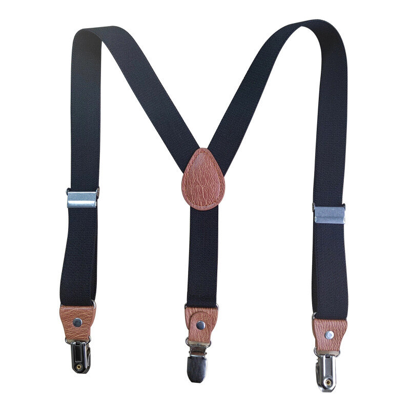 Vintage Elastic Suspenders Stripes Suspenders For Children Retro Braces Adjustable Y-shape Back Kids Suspenders Tirantes