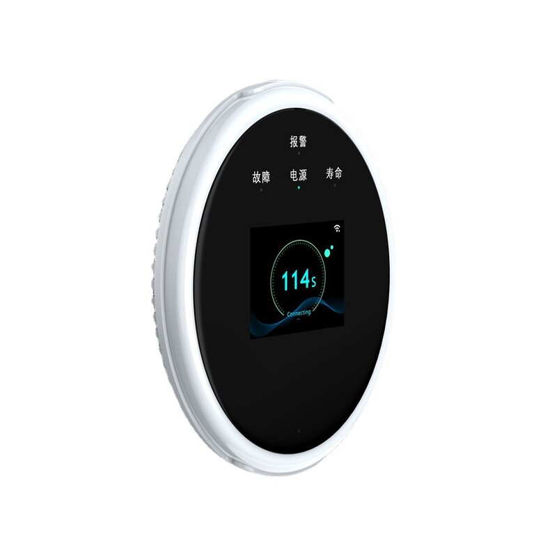 Tuya-WiFi Gás Vazamento Detector, Gás Natural GLP, Alarme de Temperatura, Voice Prompt App Notificação, Linkage Valve for Smart Home