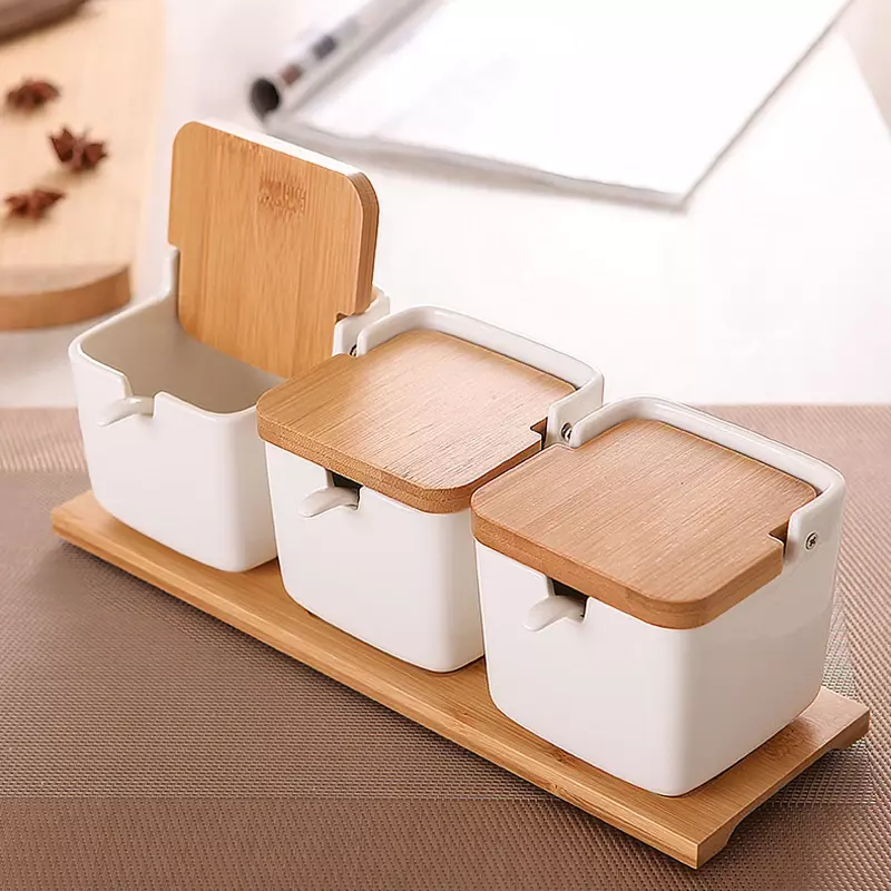 Креативная Европейская керамическая флип-банка для приправ Коробка для приправ Соль Кухонные принадлежности Контейнер для приправ