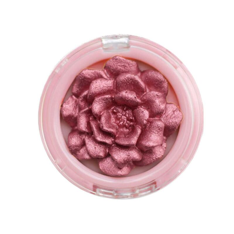 Prachtige Carving 3d Rose Markeerstift Palet Cosmetisch Gezicht Helder Reliëf Contour Highlight Gloss Shimmer Hoge Bronzer Maken F2j9