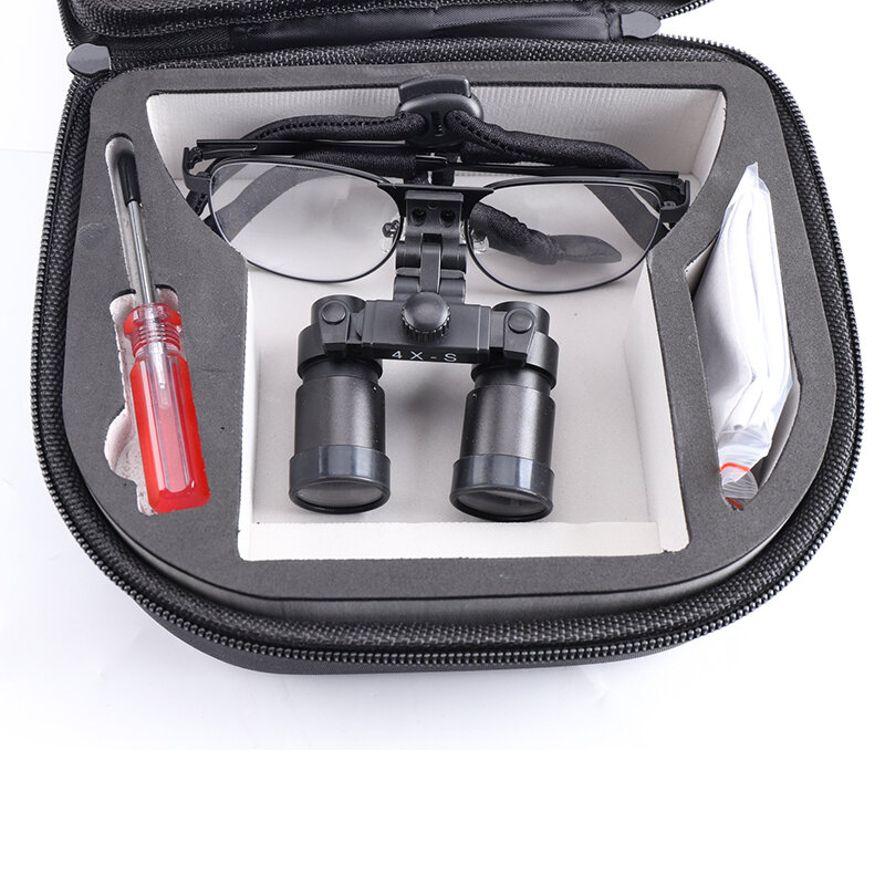 4X Dental Loupes Working Distance Optional Binocular Loupes Dentistry Surgery Dental Lab Medical Magnifier Dentist Tools