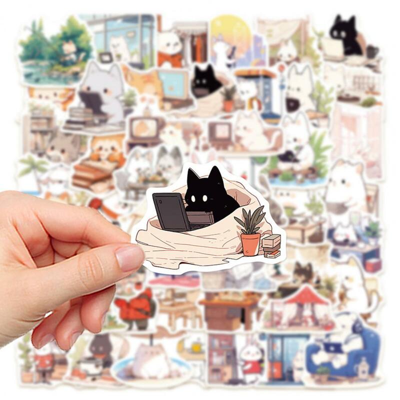 Themed Stickers Diary Decoration Stickers Vibrant 50pcs Cartoon Sticker Set Waterproof Self-adhesive for Phone for Personalized