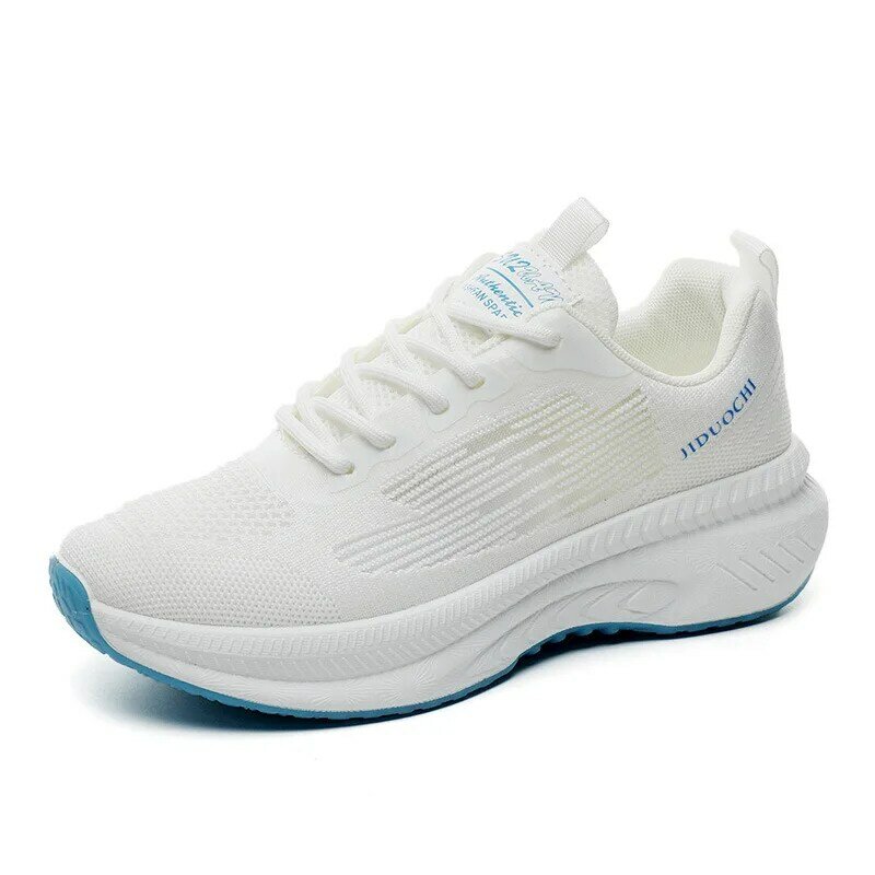 New comming female spring and summer thick bottom increase knit shoes sports students hollow wild shoes