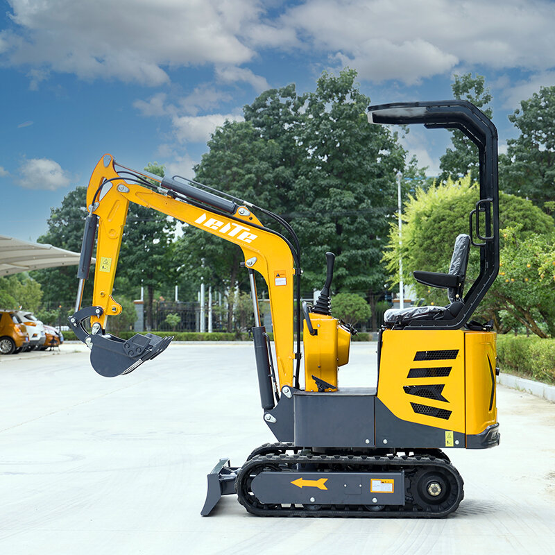Best Selling High Efficiency 800kg 0.8ton 1ton Hydraulic Crawler Type Digger CE/EPA Customizable Mini Excavator