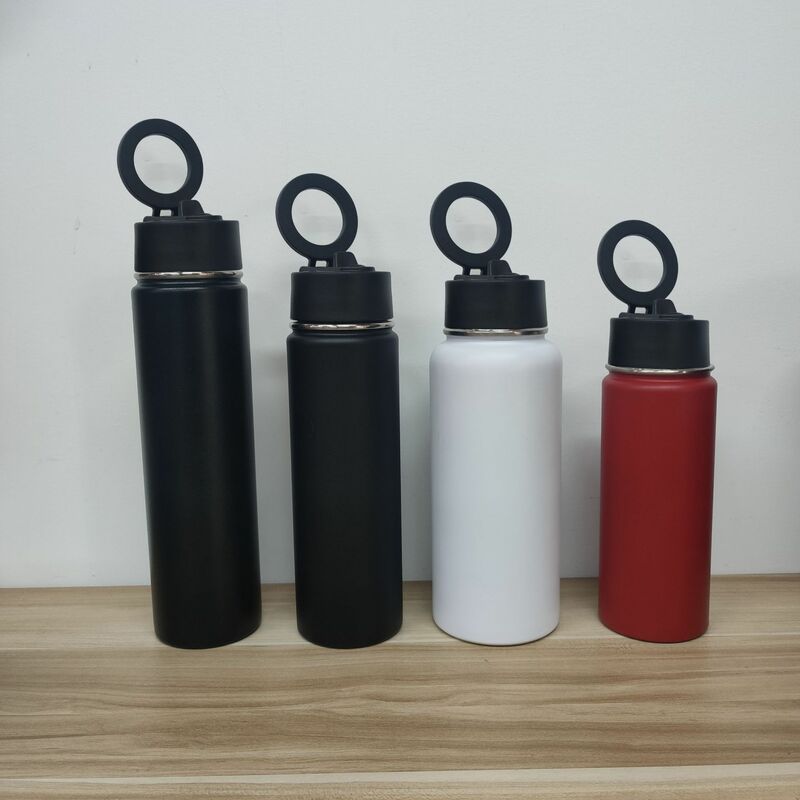 Botol air magnetik, topi magnetik ruang Pot 32oz dudukan ponsel cangkir insulasi magnetik botol air olahraga magnetik Bot air