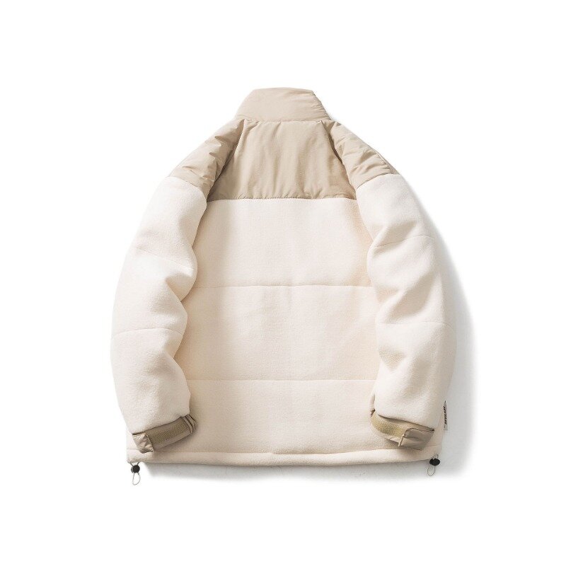 Куртка Мужская/Женская хлопковая, модная свободная утепленная парка с флисовой подкладкой, в американском стиле