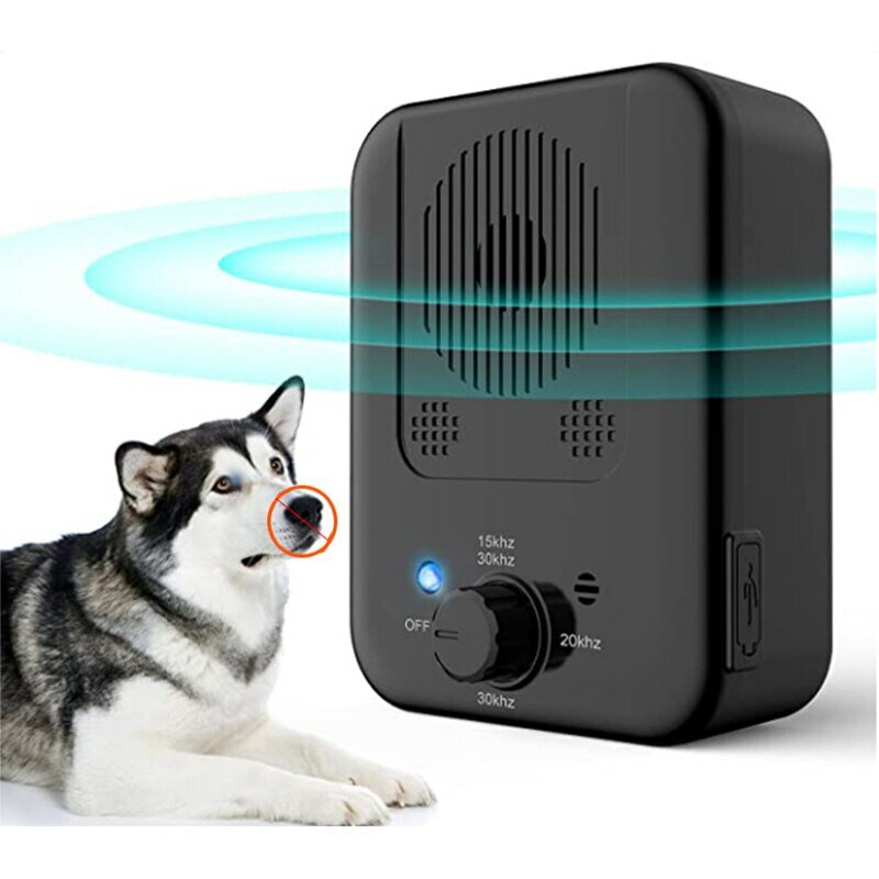 Nowe ultradźwiękowe urządzenie zatrzymujące szczekanie, urządzenie do prowadzenia psa, przyrząd treningowy zapobiegania hałasowi, automatyczne urządzenie zatrzymujące szczekanie psa