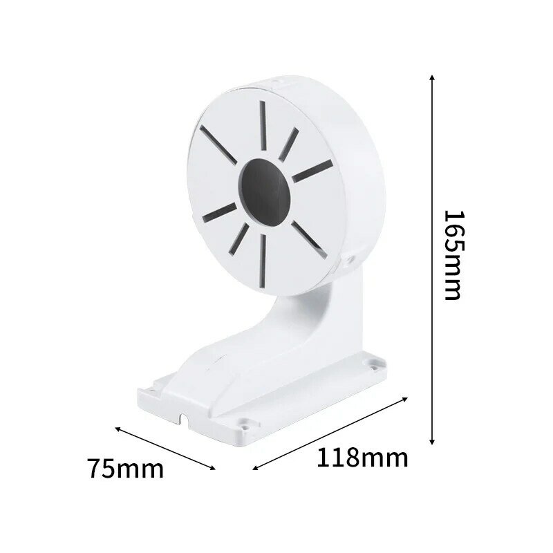 Universal Dome Camera Bracket White Monitoring Holder Support ABS Plastic Wall Mount CCTV Accessories for Hikvision DaHua Camera