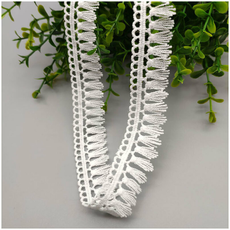 3Yards New fringe trim ffabric accessories solid color lace clothing home textile woman apparel lace trim width 2cm