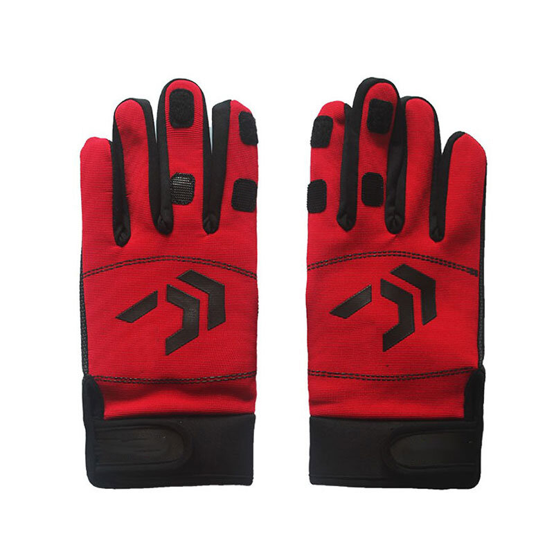 Rękawice wędkarskie zimowe ciepłe Ice rękawice wędkarskie pełne palce regulowane trwałe wodoodporne antypoślizgowe rękawice sportowe na zewnątrz