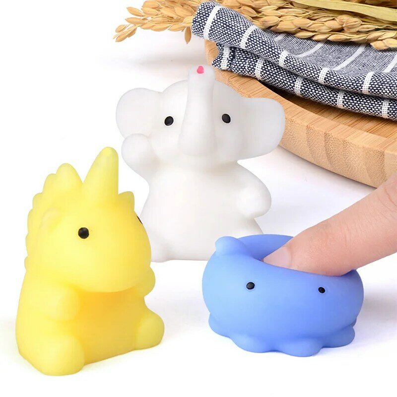 5-50PCS For Kids Party Gift Squishy Toy Cute Animal Antistress Ball Squeeze Mochi Rising Toys Abreact Soft Sticky Stress Relief