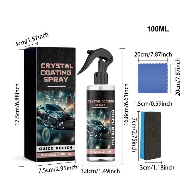 Nano Car Spray 100ml Coating Renewal Agent Multifunctional Safe Quick Effect Coating Agent Nano Car Protection Spray For Cars RV