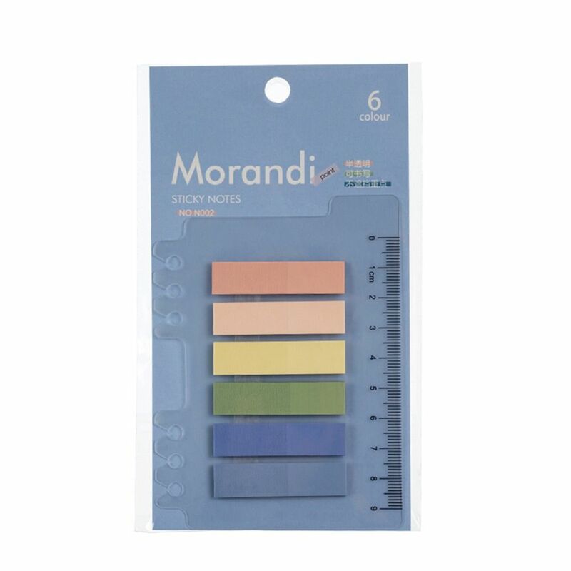 Sticky Notes Stationery Office Supplies DIY Decoration Reading Label Label Bookmark Sticky Labels with Ruler Index Stickers
