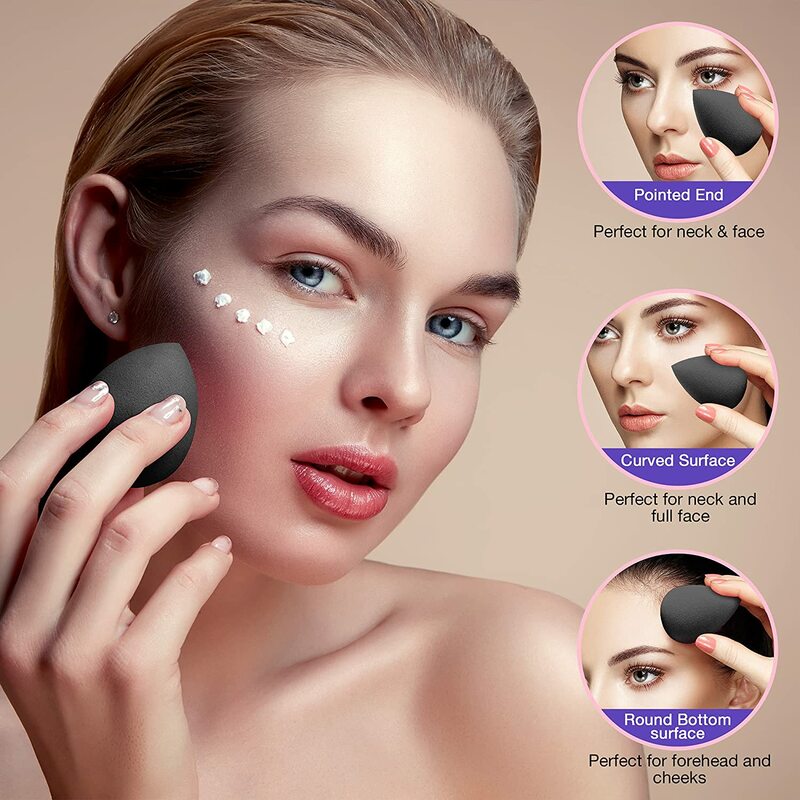 Éponge de maquillage douce pour le visage, mélangeur, outils de beauté, vente en gros, haute qualité, meilleure vente