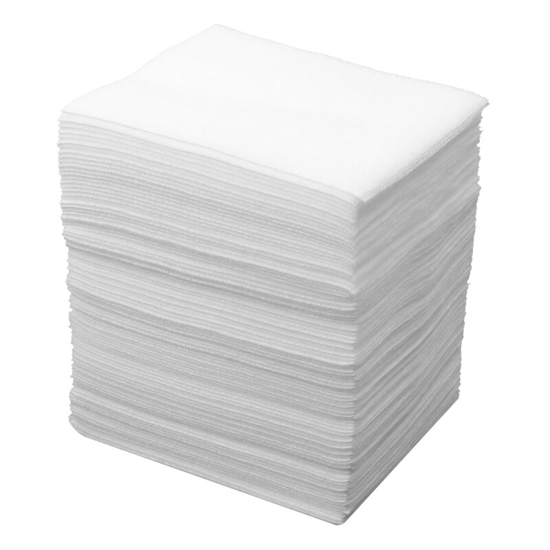 300 stücke weißes, nicht gewebtes, fussel freies Baumwoll papier wischt Make-up-Werkzeuge ab