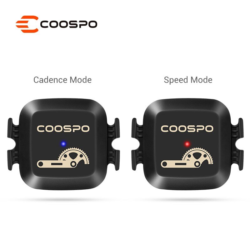COOSPO-Cadência e Sensor de Velocidade para Bicicleta de Estrada, Modo Dual, Monitor RPM, Bluetooth 4.0, ANT, Computador Wahoo Garmin, BK467