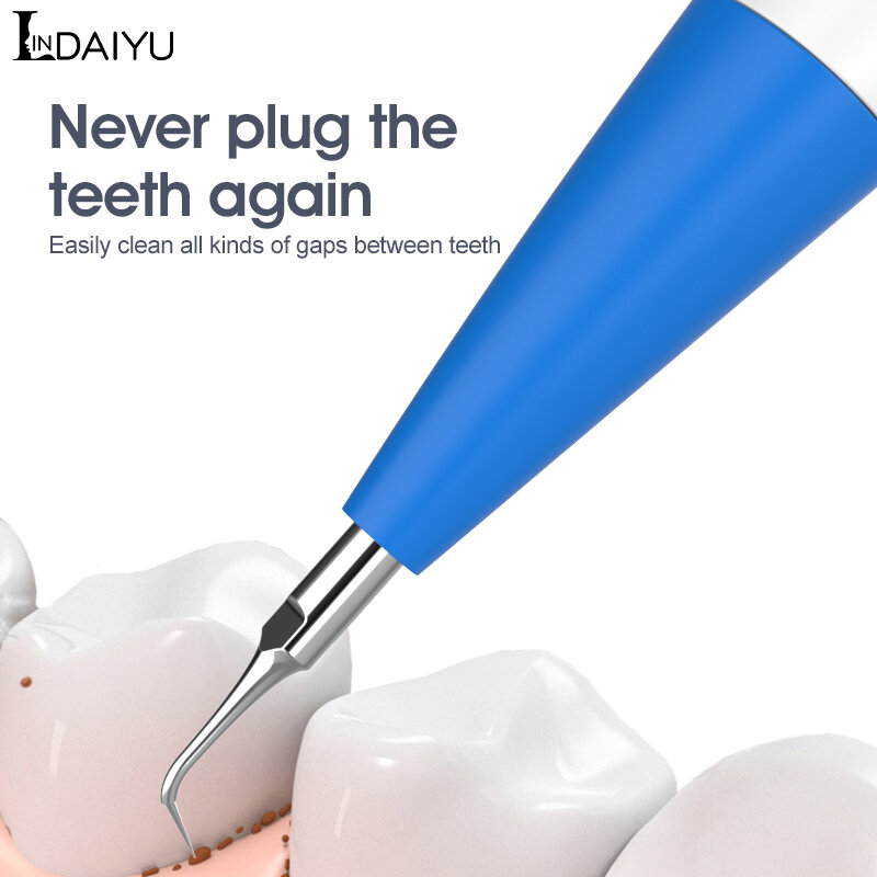 LINDAIYU nowy elektryczny wykałaczka wybielacz stomatologiczny skaler kamień nazębny Remover narzędzia Cleaner ząb Stain pielęgnacja jamy ustnej wybielić