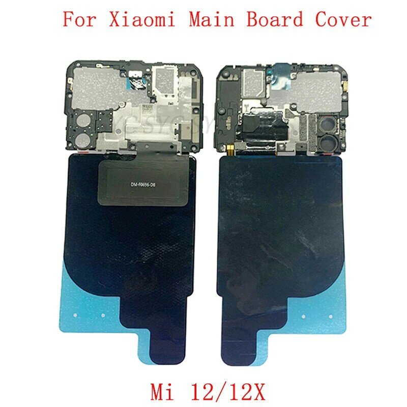 Main Board Cover Rear Camera Frame For Xiaomi Mi 12 12X Main Board Cover Module Repair Parts