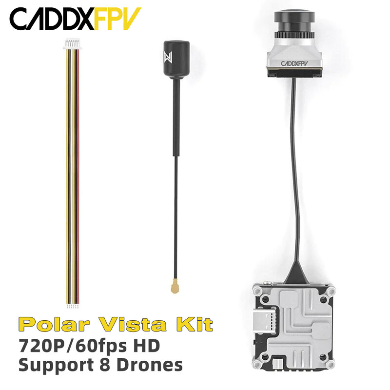 Kit CADDX Polar Vista, Sistema de Câmera HD FPV Starlight Digital para RC Drone