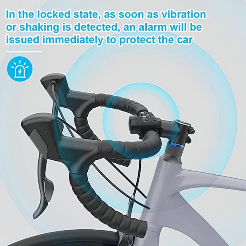 แตรจักรยานไฟฟ้ามอเตอร์ไซค์แตรกระดิ่งไฟฟ้า4โหมด USB ชาร์จไฟได้ถนนเสือภูเขาอุปกรณ์จักรยาน klakson ALARM กันขโมย