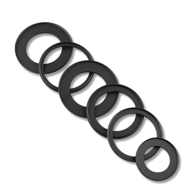 Metal Step Up Rings Lens Adapter Filter Set, anel de alumínio, lente universal, 37-49 49-52, 52-55, 55-58, 58-62, 62-67, 67 a 72, 72 a 77, 77 a 82mm