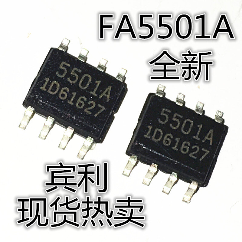 Chip de alimentación LCD, 30 piezas, original, nuevo, 5501A, FA5501A, SOP8