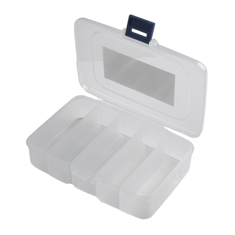 5 Grids Plastic Tool Screws IC Storage Box Fishing Lure Box Craft Organizer Small Part  Bead Holder Case Organizer Container