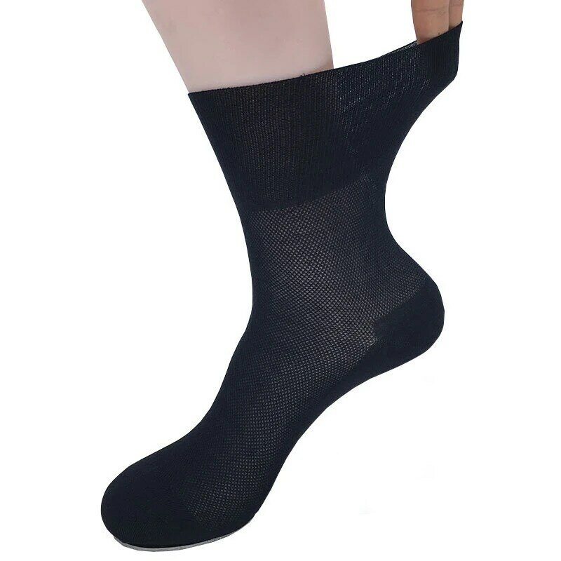 4 Pairs/Lot Summer Breathable Thin Diabetic Socks Non Binding Loose Top Diabetes Hypertensive Patient Swollen Feet Men and Women