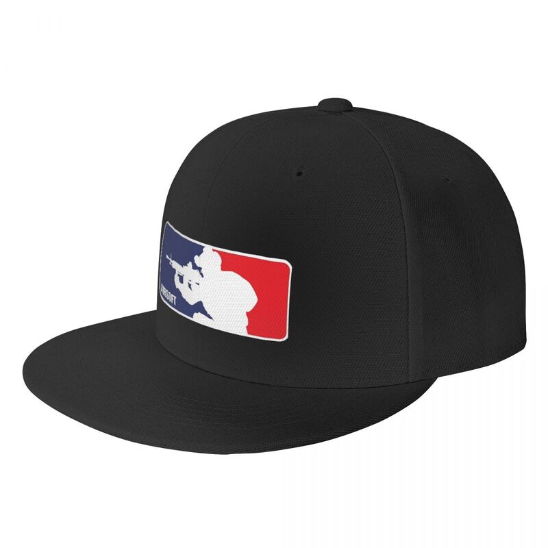 Unisex Airsoft logotipo chapéu de beisebol, Snapback Cap, Hip Hop, pára-sol, inverno