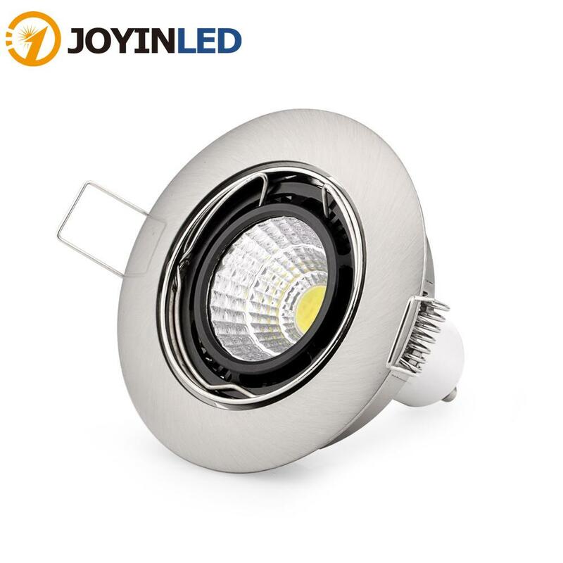 5 pçs/lote downlight 70mm recesso ponto lâmpada do teto para baixo luzes led spotlight gu10 mr16 gu10 montagem da lâmpada do ponto de teto luz