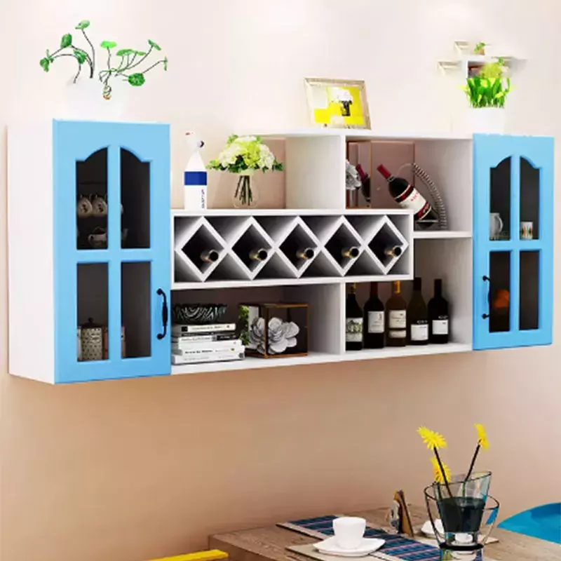 Luxury White Wine Holder Modern Craft Cabinet Display Wall Wine Rack Bottle Living Room Shelf Vitrina Lounge Suite Furniture