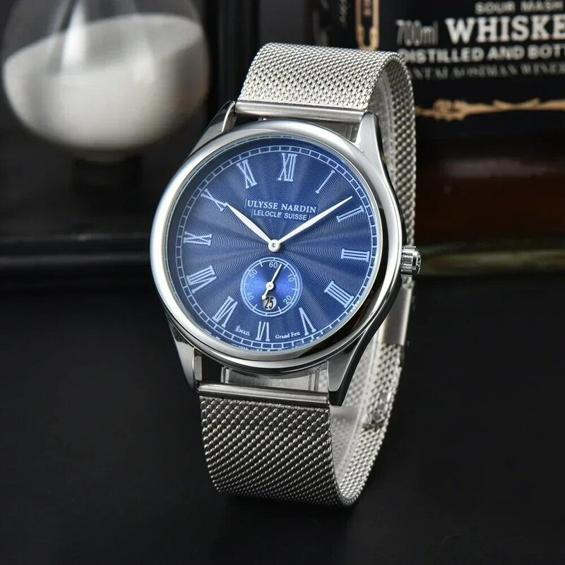 Luxury Wathc Strap Delicate AAA Hand Dial Reproduction Fashion Casual Green Black Good Quality Mens Quartz Watch