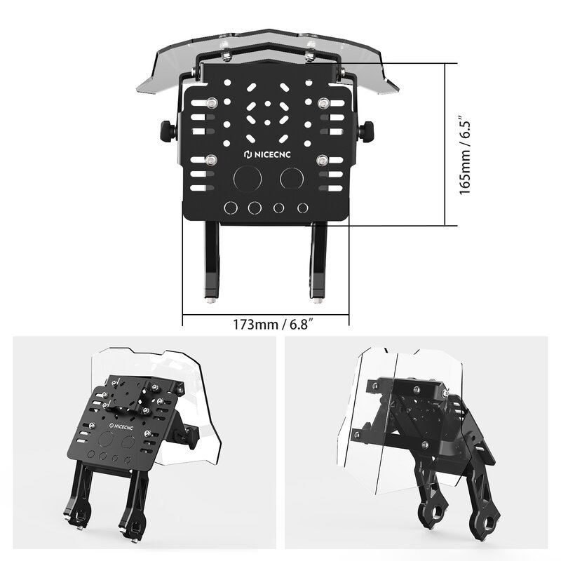 Untuk KTM 690 Enduro /R SMC SMCR Husqvarna 701 Enduro Supermoto navigasi GPS sepeda motor Roadbook Mount Bracket Mini Kit Fairing