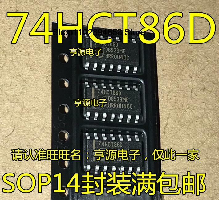 5PCS      74HCT86 74HCT86D SN74HCT86DR SOP14