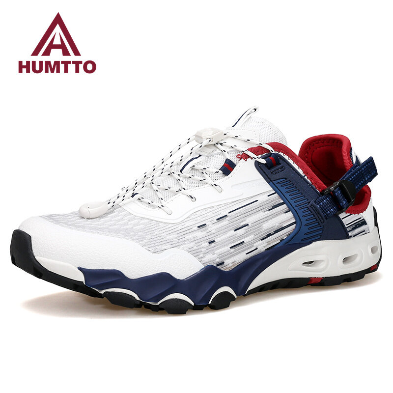 HUMTTO ฤดูร้อนรองเท้าลุยน้ำสำหรับเดินป่ากลางแจ้งรองเท้าผ้าใบ Man Breathable Quick แห้งกีฬา Trekking ชายหาดรองเท้าบุรุษ