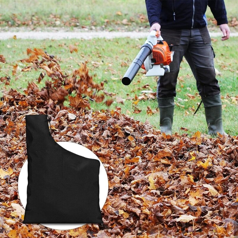 เปลี่ยน Leaf Blower สูญญากาศซิปด้านล่าง Dump Bag สำหรับ Leaf Blower