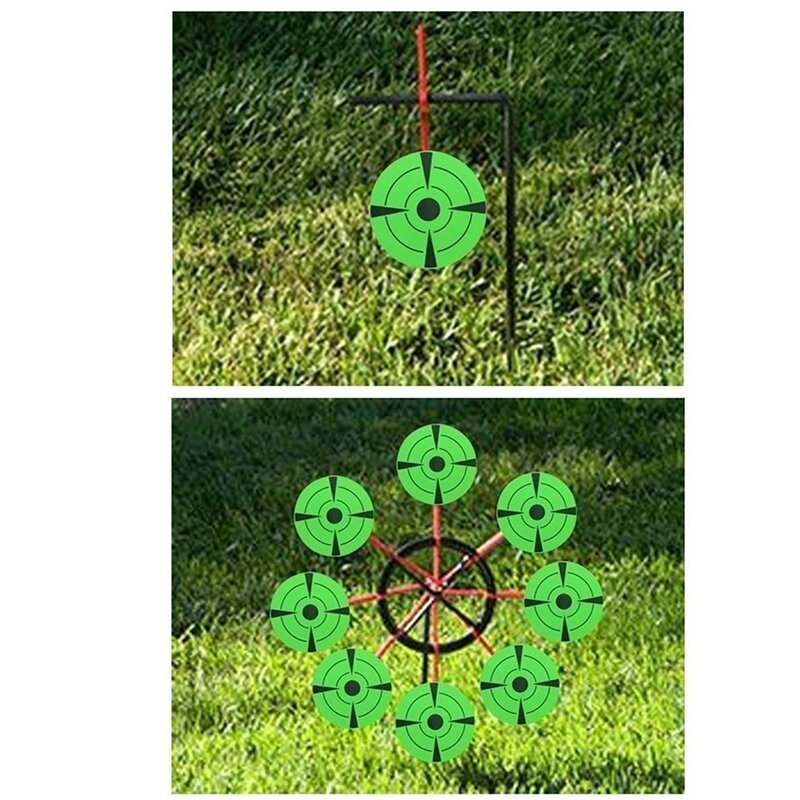 NEW-2 Roll 7.5CM Fires Target Stickers 3Inch Round Target Dots Stickers Roll For Strong Adhesive Target Pasters