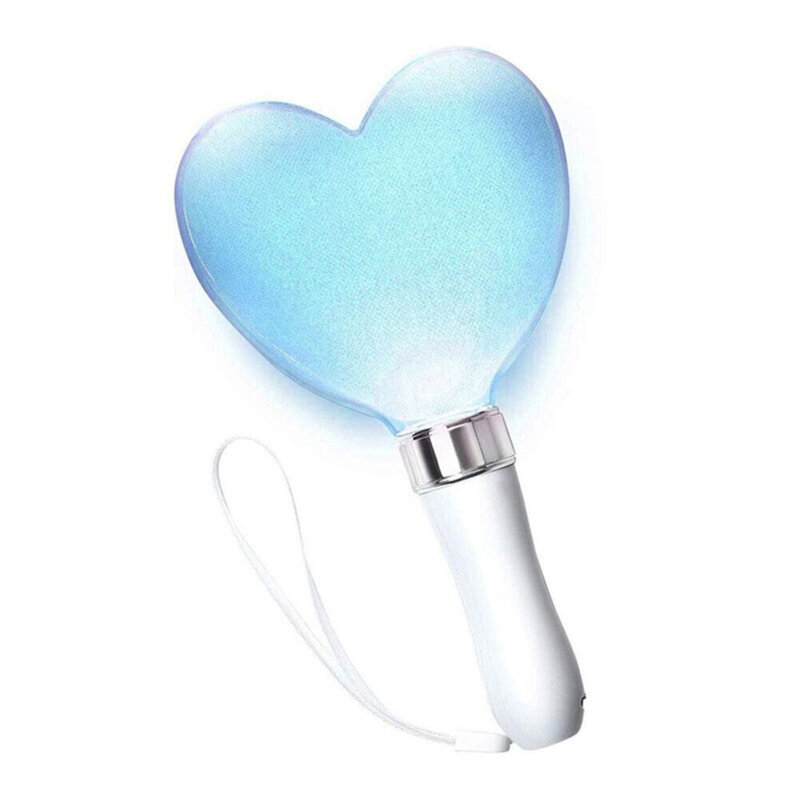 Coração em forma de luz piscando, LED Glow Stick, alimentado por bateria, 15 cores mudam, apto para festa de casamento