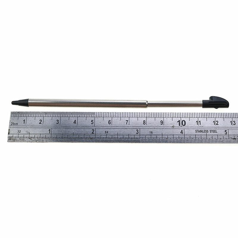 Jcd 1 pçs caneta de toque telescópica metal tela stylus plástico para 3ds ll xl 3dsll 3dsxl console do jogo acessórios