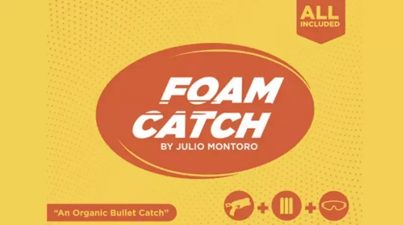 Foam Catch by Julio Montoro -Magic tricks