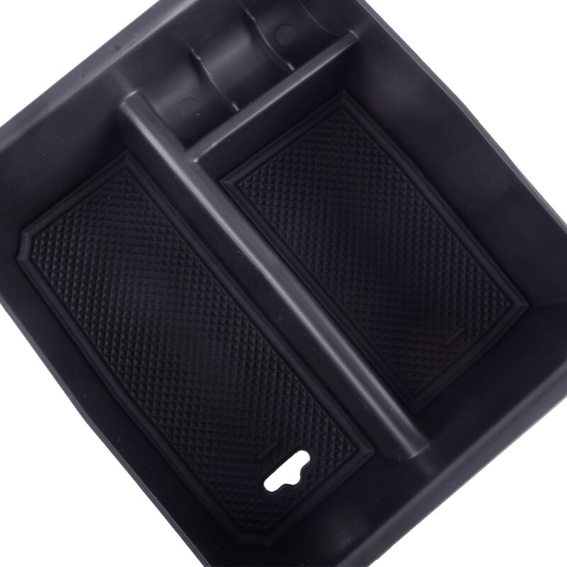 กล่องเก็บของคอนโซลกลางรถถาดจัดระเบียบสำหรับรถจี๊ป JK 2011 2012 2013 2014 2015 2016 2017 ABS สีดำ2018