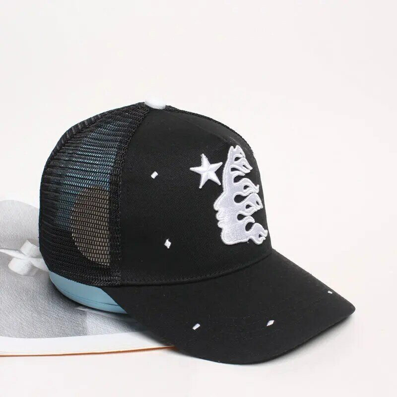 2024 야구 모자, 뾰족한 모자, 스트리트 힙합 플랫 브림 모자, 신제품