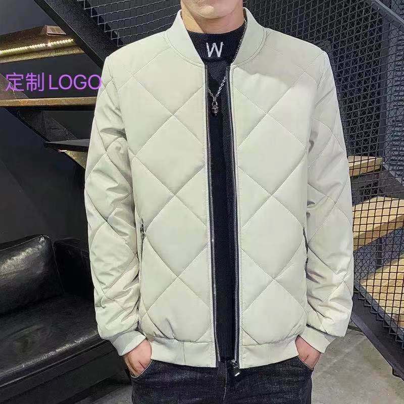 2023 Men's Winter New Cotton-Padded Clothes Casual Loose Stand Collar Cotton-Padded Clothes