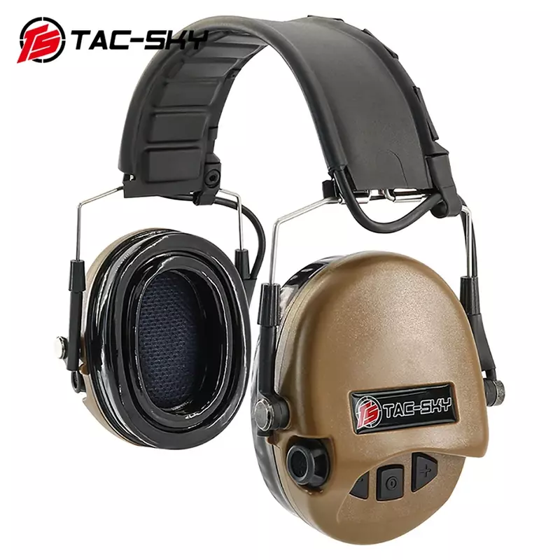 TS TAC-SKY Militaire SORDIN DulHEADSET Airsoft TEA Hi-Threat Tierl Protection auditive Supcelling du bruit 514 up Casque