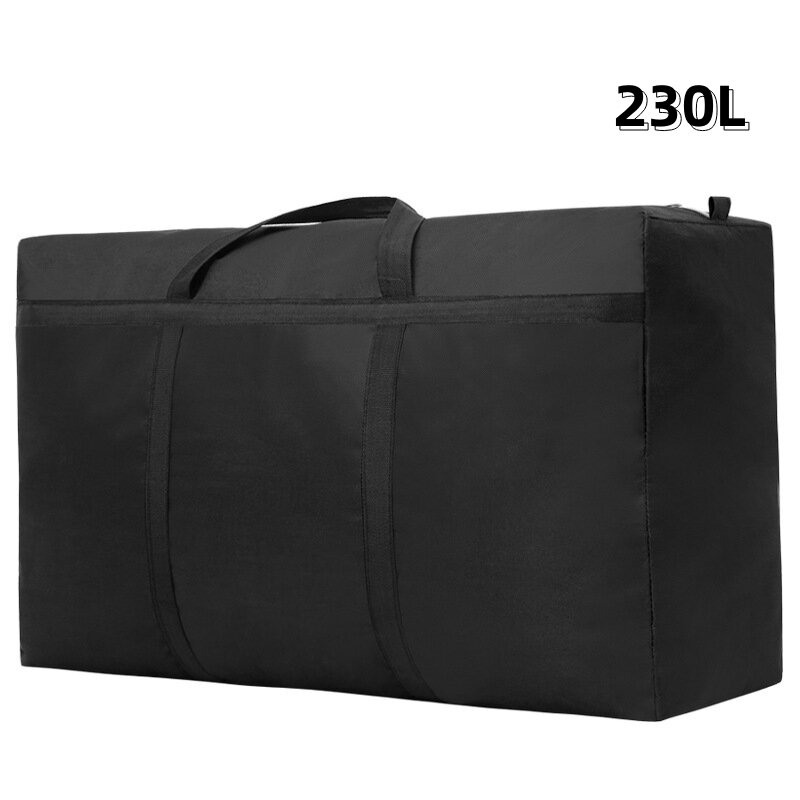 Bolsa de equipaje de mano de tela Oxford plegable para hombres, bolsas de almacenamiento de ropa de viaje portátiles de alta capacidad con cremallera, bolsa de movimiento Unisex, nuevo
