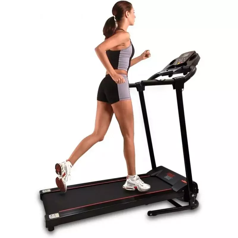 SereneLife Folding Treadmill - Foldable Home Fitness Equipment with LCD for Walking & Running - Cardio Exercise Machine - 12