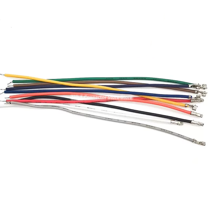 Fil terminal de connecteur PH2.0, câble électronique à tête unique, pas de 100mm, 22AWG, 24AWG, 26AWG, 10cm, 20cm, 30cm, 40cm, 50cm, 2.0 pièces
