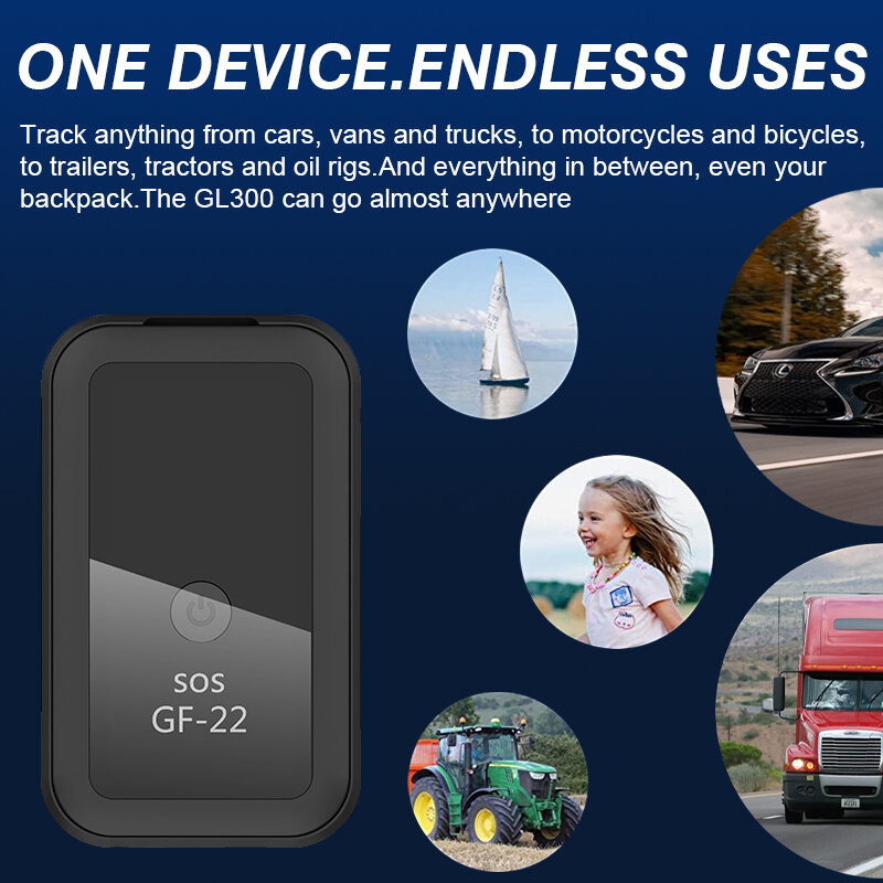 GPSトラッカー,正確なミニポジショニングGF-22デバイス,車のGPSロケーター,音声制御,紛失防止デバイス,2023